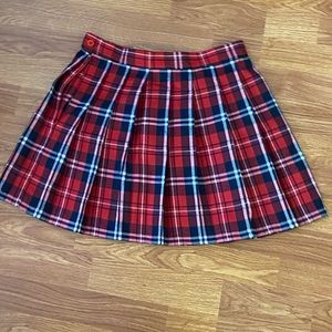 Plaid tennis skirt